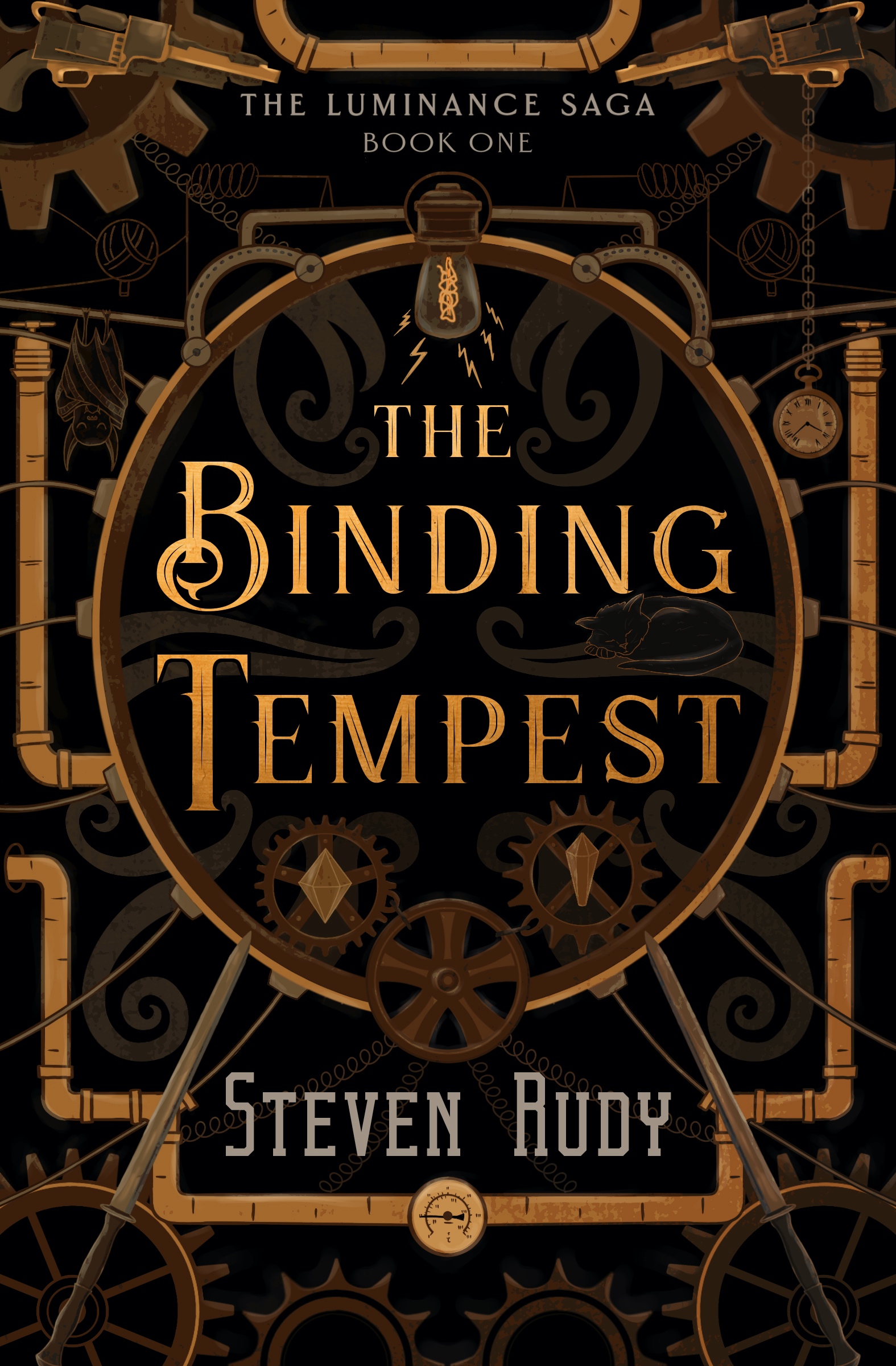 cover for Steven Rudy's 'the binding tempest'
